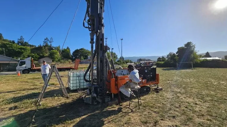Illustrative image of Exploratory test pit in Sunshine Coast